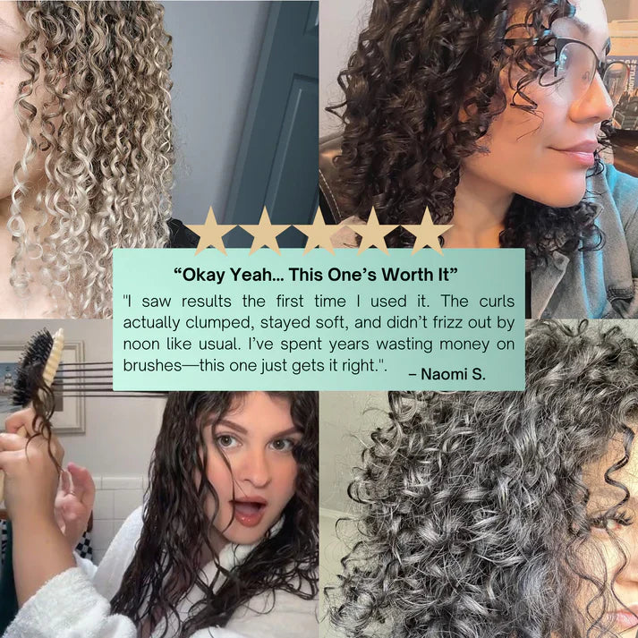 cartelo CURL BRUSH