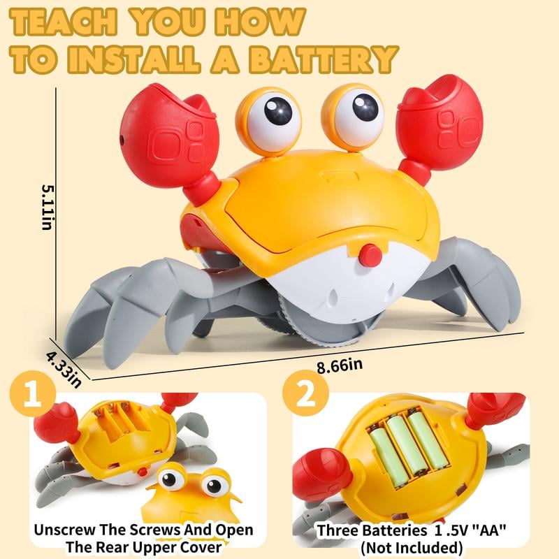 Cartelo™ Interactive Crawling Crab